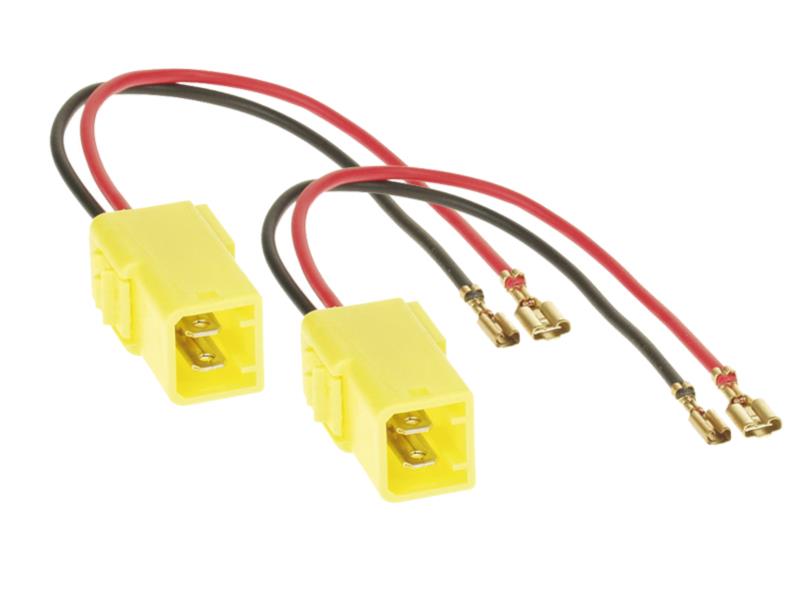 [1045-01] Speaker Adapter Kabel (2 x) Diverse modellen Alfa Romeo - Citroën - Fiat - Lancia - Peugeot