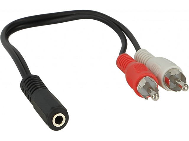 [AOT-311490-13] AUX kabel 3,5mm jack female naar cinch male
