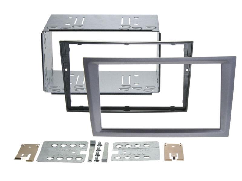 [AOT-381230-26-2] 2-DIN Paneel Opel Corsa/ Meriva/ Signum/ Tigra/ Vectra/ Trafic Kleur: Charcoal Metalic